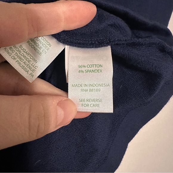 Lilly Pulitzer Lilah Navy Blue Shift Dress Gold Buttons Size Large - Picture 8 of 9